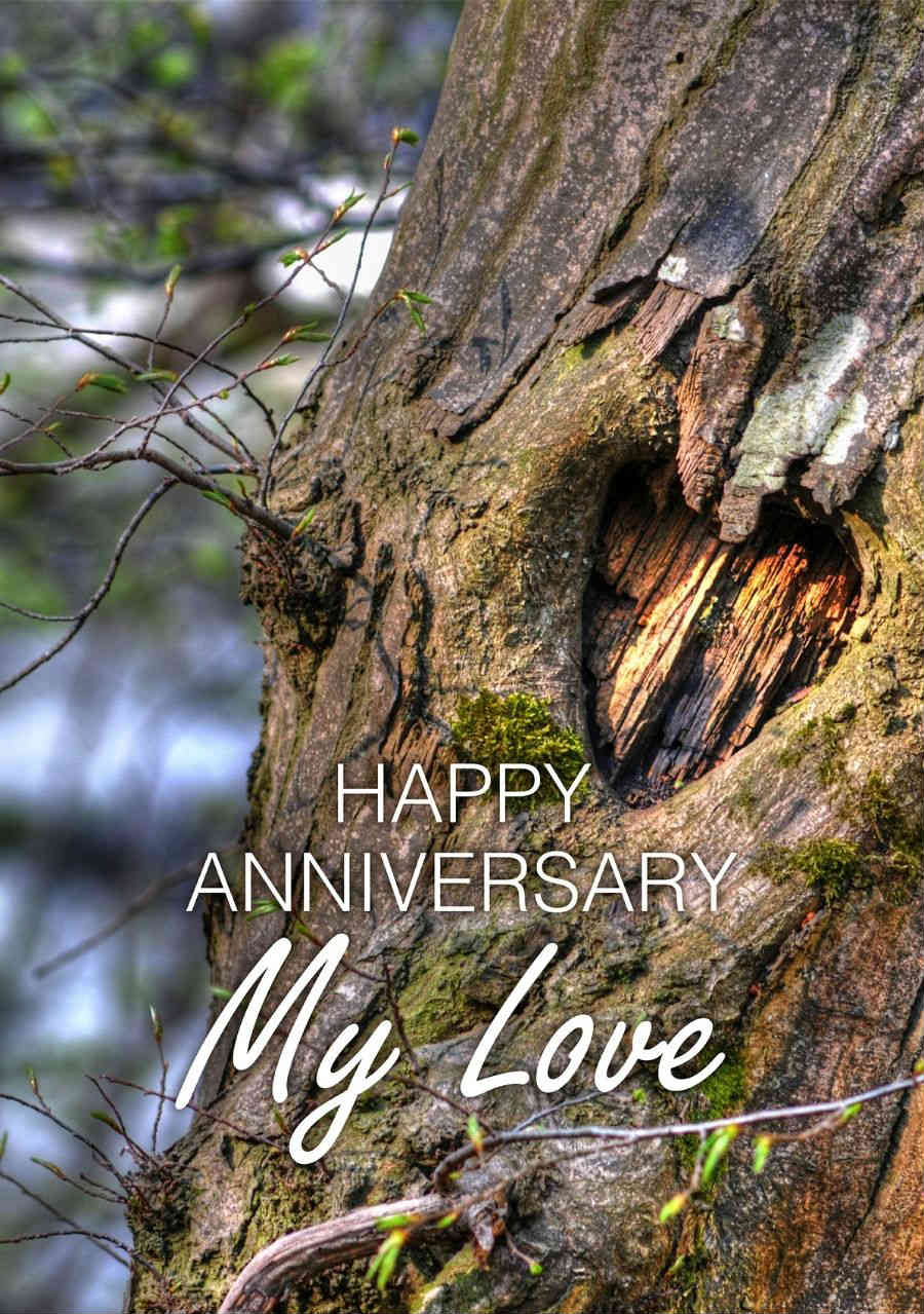 Celebration eCard – Anniversary Tree Heart | The Gifted Tree