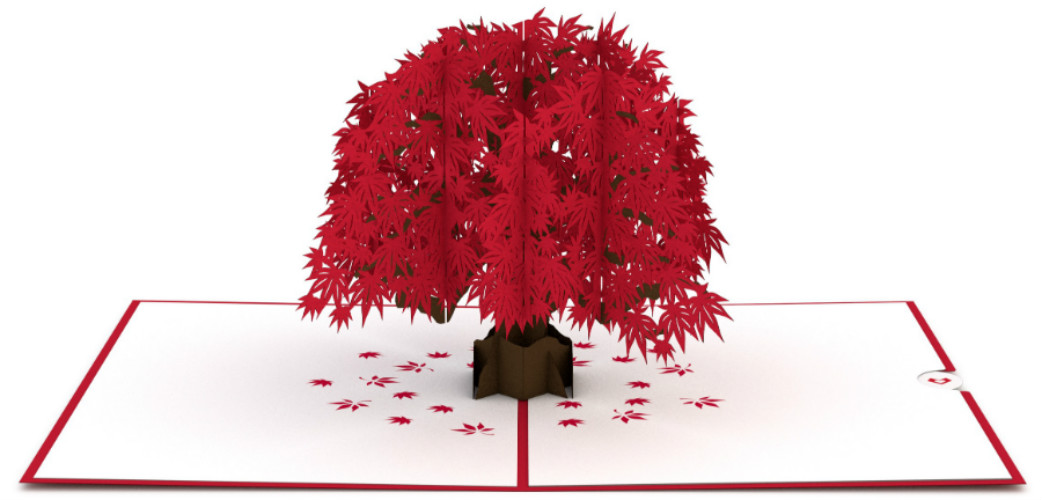 Heart & Tree laser cut 3D Pop UP Cards With "LOVE" Ideal Gift 