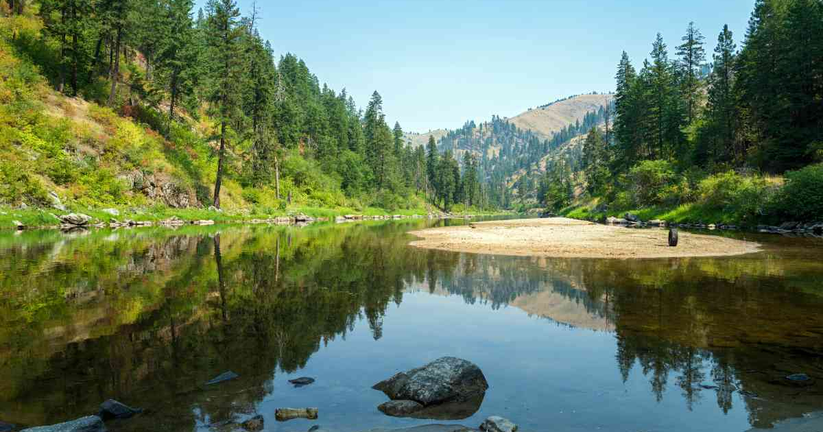 Beautiful view of the Georgia Forest where The Gifted Tree has planting projects to plant gift trees.Beautiful view of the Idaho Forest where The Gifted Tree has planting projects to plant gift trees.